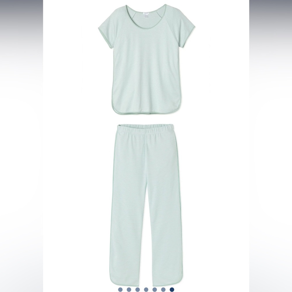 Pima Short-Long Set in Parisian Green